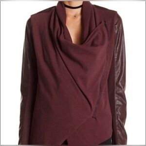 BLANKNYC | “Private Practice" Asymmetrical Drape Jacket, size S
